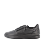 basket noire en cuir